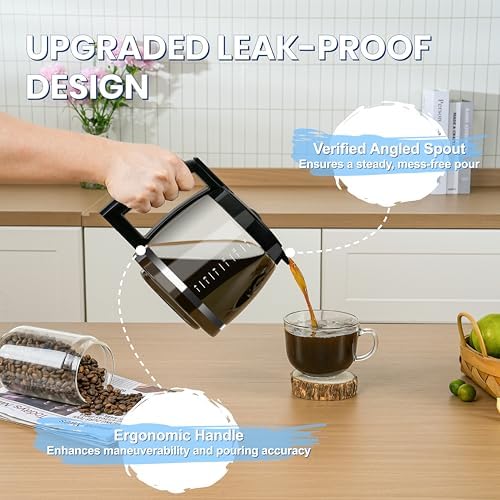 14-Cup Replacement Carafe Compatible with Cuisinart Coffee Maker Models DCC-3200, DCC-3200P1, DCC-2200, DCC-2600, DCC-2800 and CBC-7000PCFR Model# DCC-2200RC-1