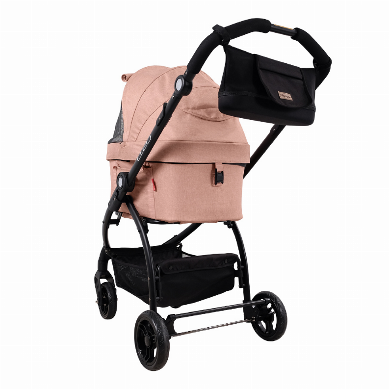 Ibiyaya CLEO Travel System Pet Stroller Best Medium-Sized Dog, Cat, & Rabbit Stroller Foldable, Luxury-Designed Detachable Carrier