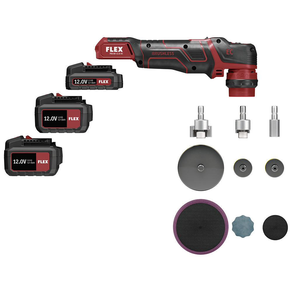 FLEX PXE 80 12V Multi-Polisher Set, 493503