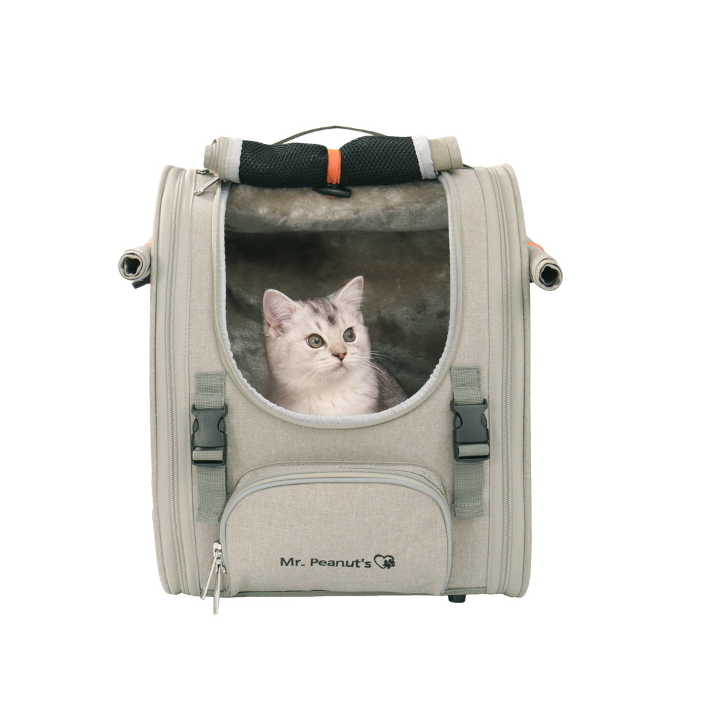 Mr. Peanut’s Northstar Sierra Adventure Pet FrontPack/Backpack – Airline Compliant Cat, Puppy & Bunny Carrier
