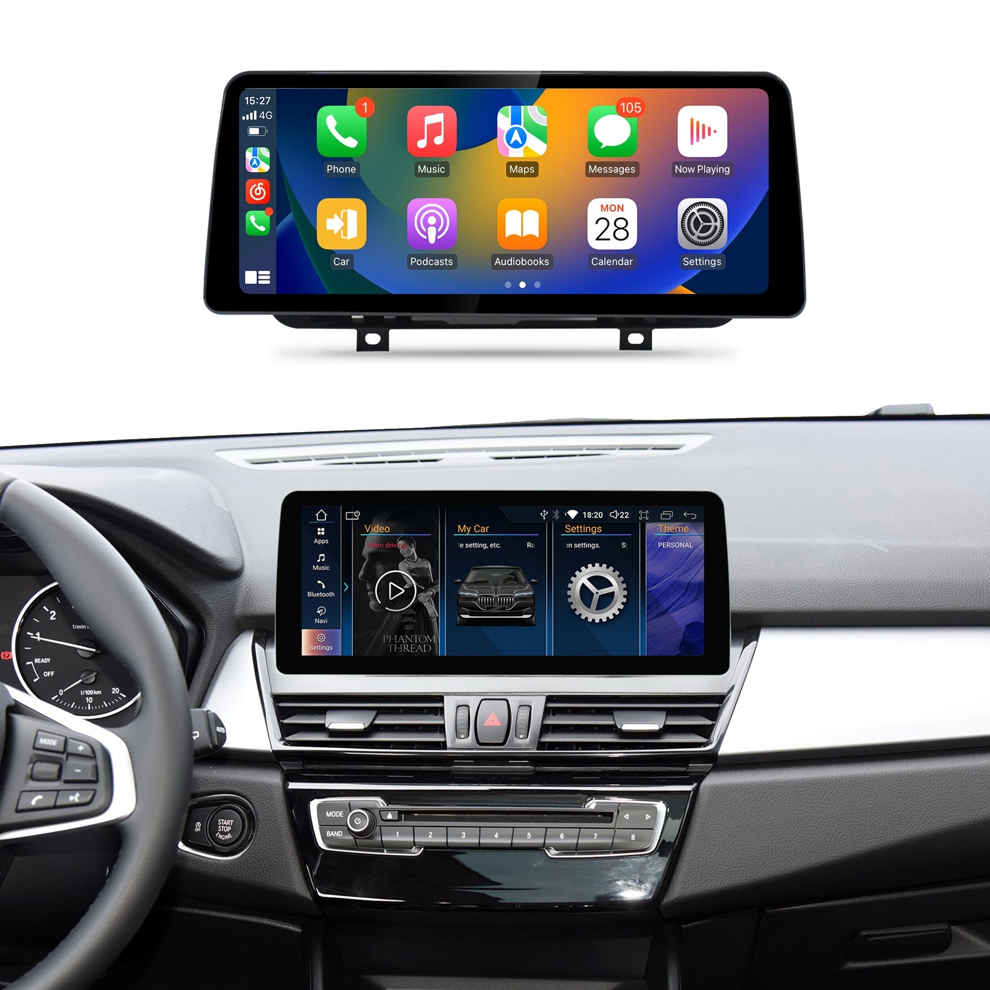 12.3'' 2 Series F22 F45 MPV 2013-2021 BMW Android Auto Screen | Wireless Carplay | 8+64GB