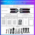 Land Rover Range Rover Vogue 2013-2017 Ambient Lighting Kit | Galaxy Patterns