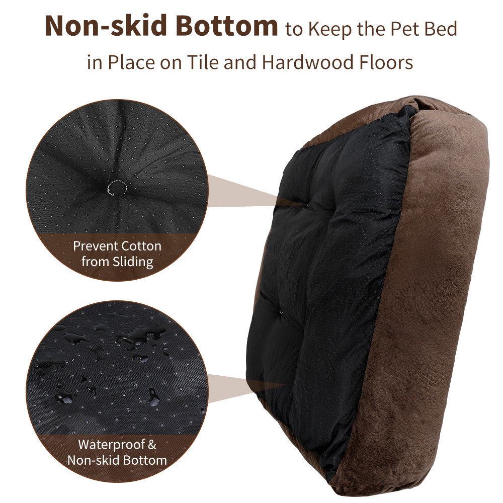 Warming Dog Bed - Coffee