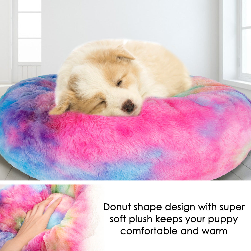 Pet Calming Bed - Mix Blue