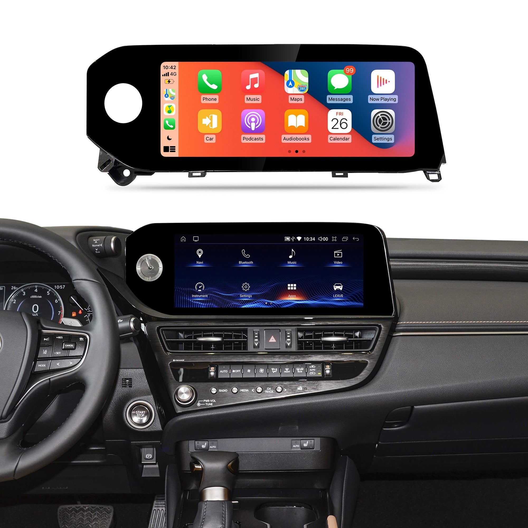 12.3" ES 2022-2023 Lexus Android Screen | Wireless Carplay | 8+64GB