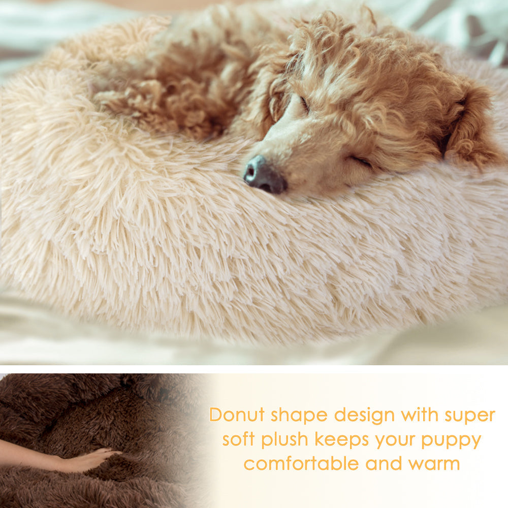Pet Calming Bed - Coffee