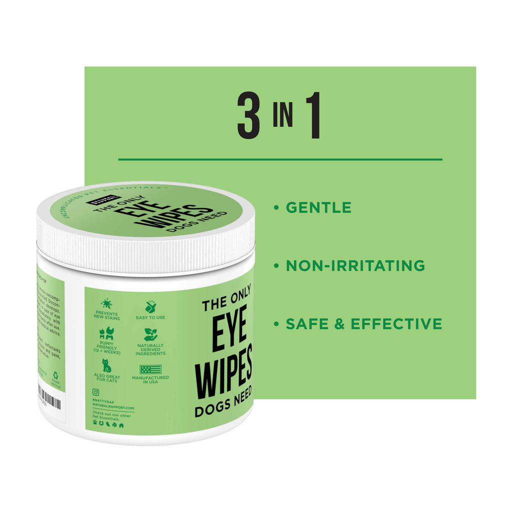 Natural Rapport - The Only Eye Wipes Dogs Need