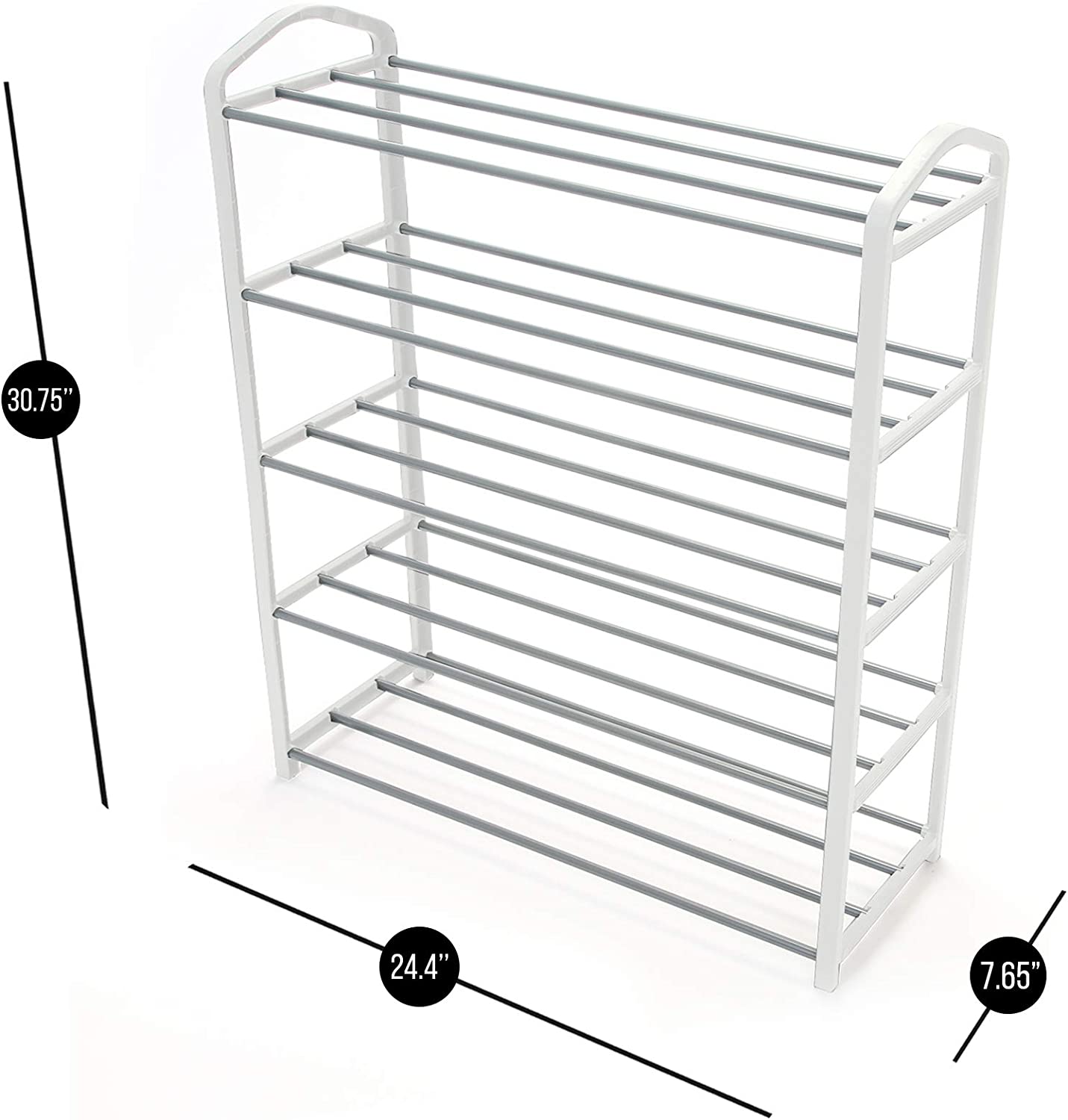 5-Tier Steel Shoe Rack