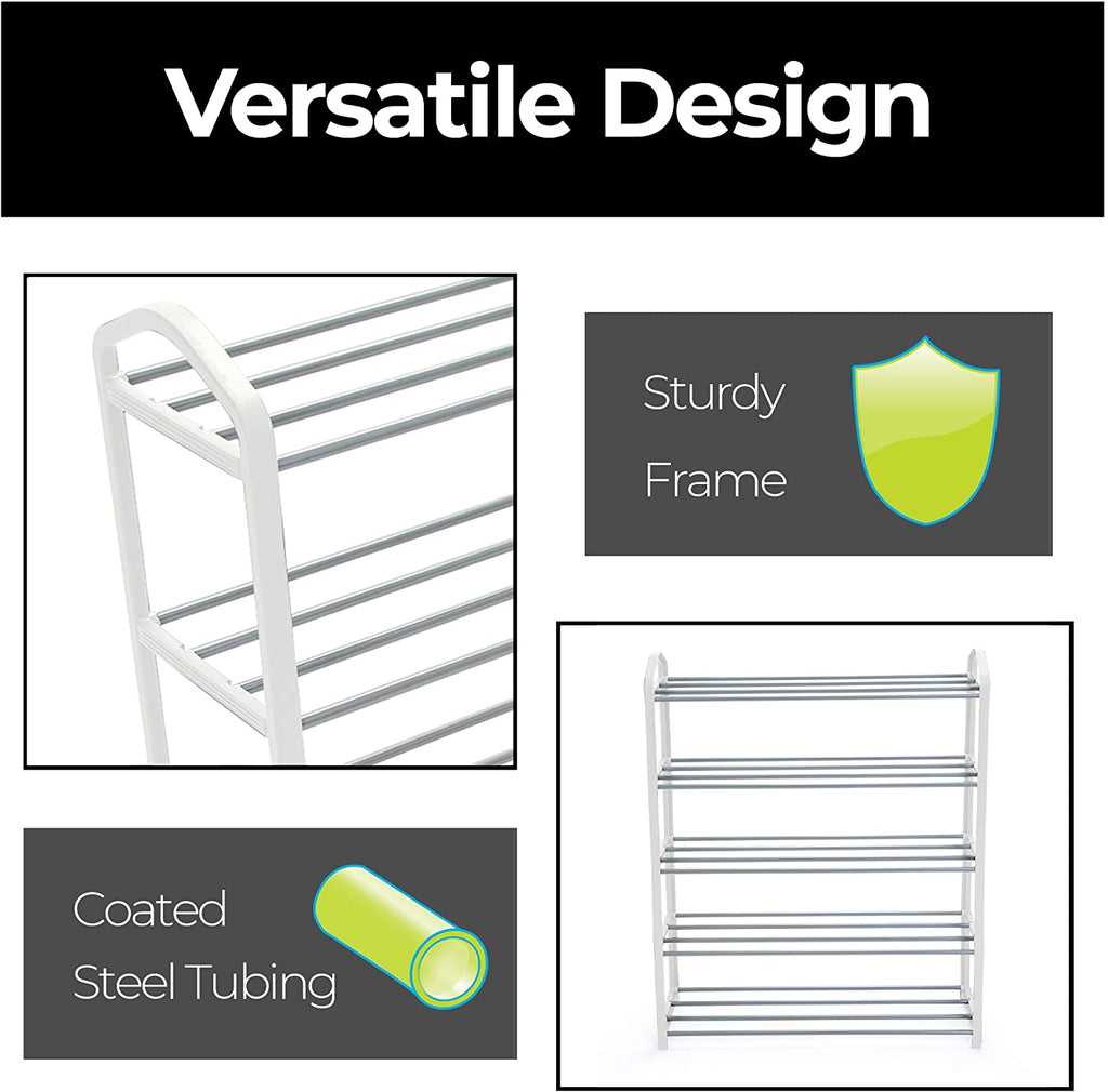 5-Tier Steel Shoe Rack