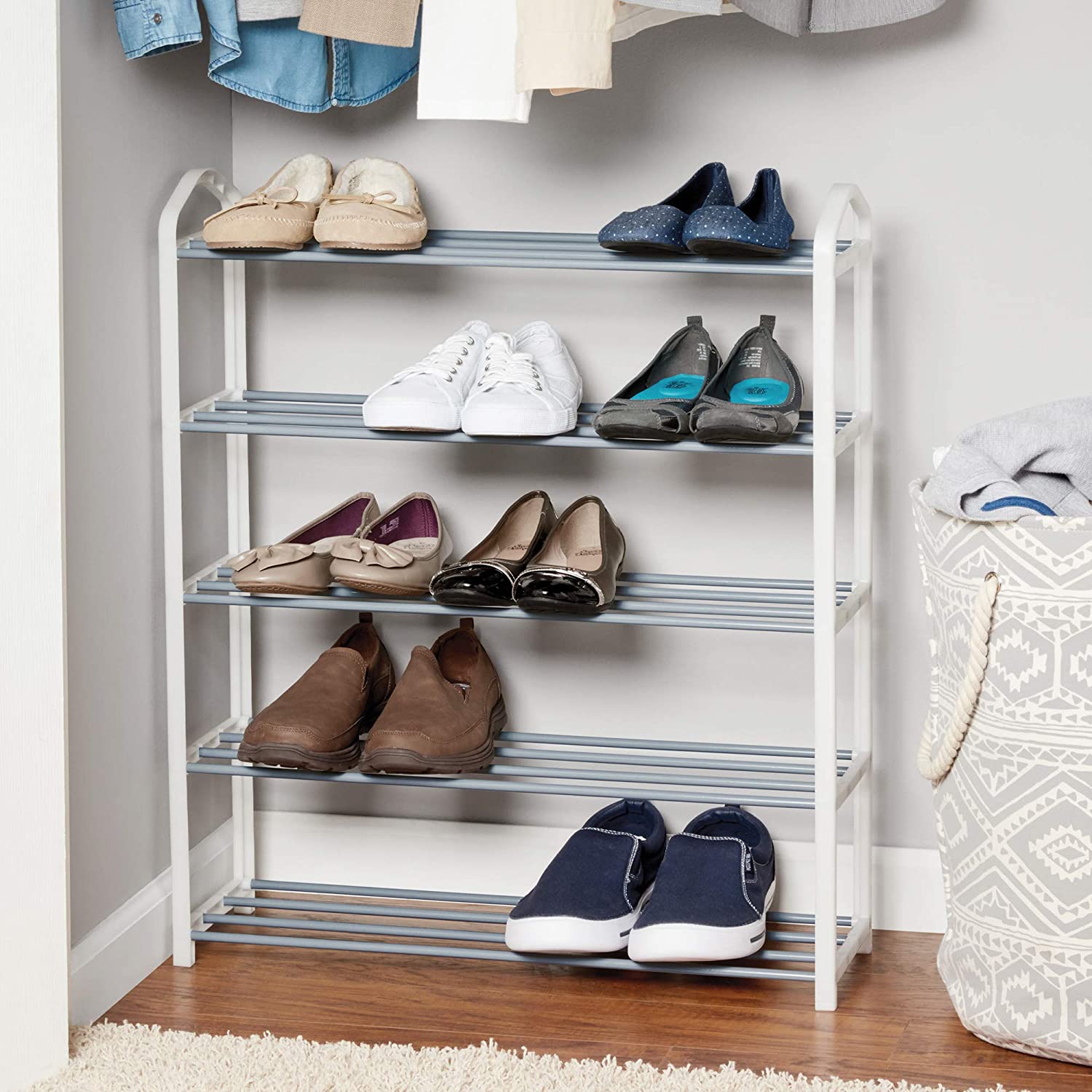 5-Tier Steel Shoe Rack