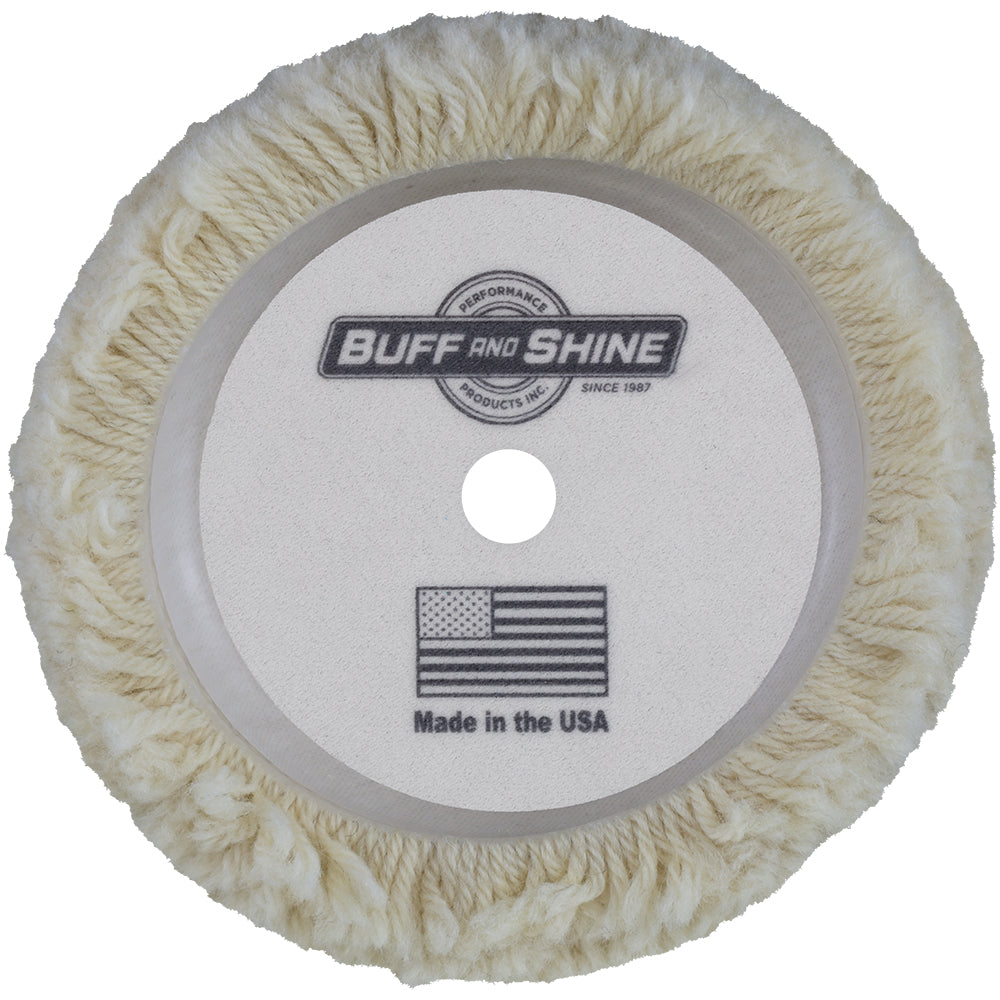 Buff and Shine Wool Cutting Pad - 5"