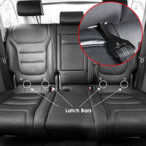 Dog Car Safety Latch Bar Seat Belt - 2 Pack