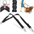 Double Dog Adjustable Leash Coupler - Black