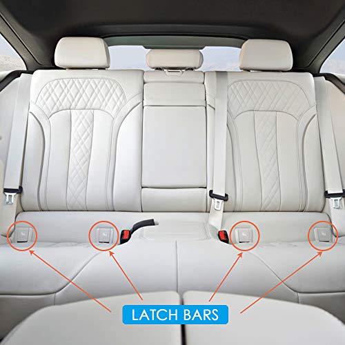 Dog Car Safety Latch Bar Seat Belt - Purple