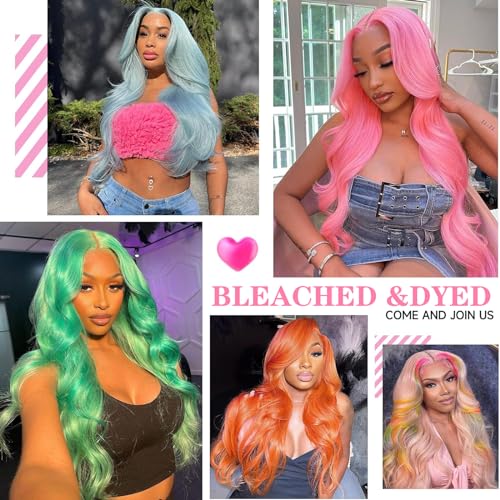 13x6 613 Lace Front Wig Human Hair Body Wave Lace Front Glueless Wigs Human Hair Blonde Wig Human Hair 180% HD Lace Frontal Wigs Human Hair Pre Plucked With Baby Hair 20 Inch