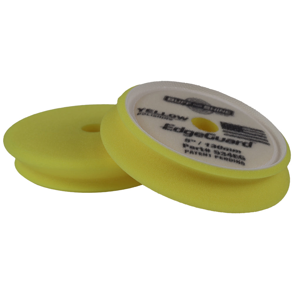 Buff and Shine EdgeGuard Foam Polishing Pad - 5", Yellow