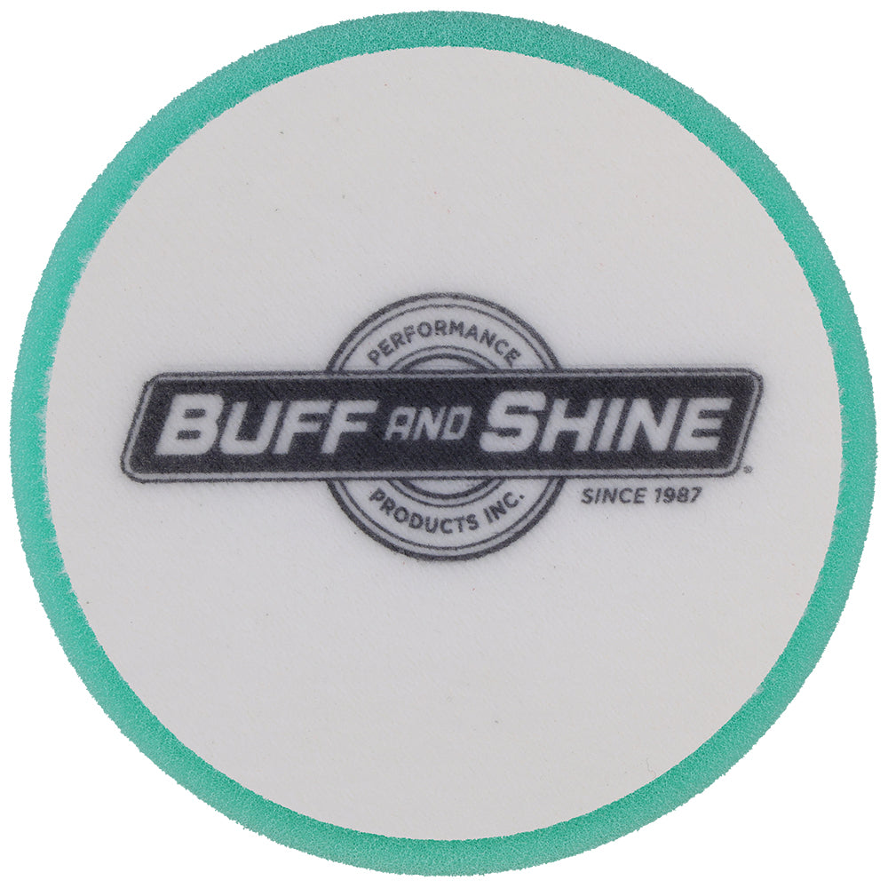 Buff and Shine Orbital/DA Foam Polishing Pad - 5", Green