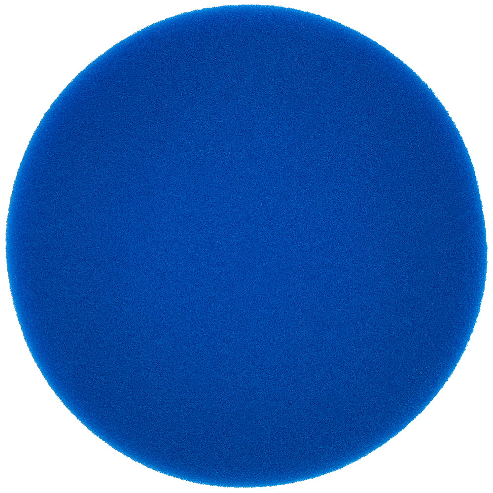Buff and Shine Orbital/DA Foam Soft Polishing Pad - 5", Blue