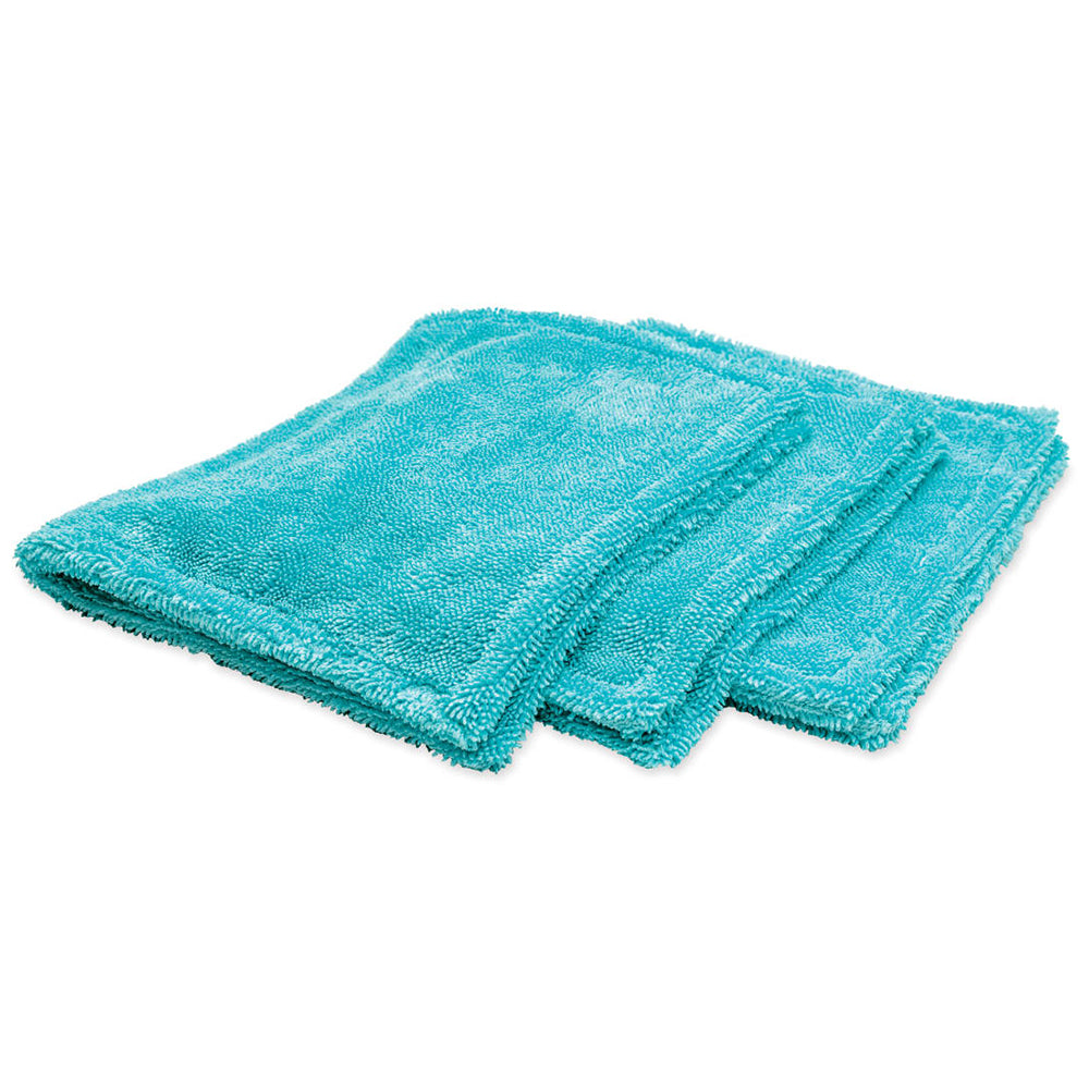 Griot's Garage PFM Edgeless Detailing Towels - 16" x 9", Teal (3 pack)