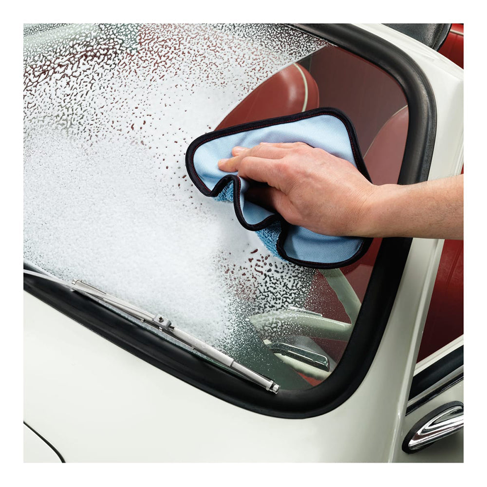 Griot's Garage PFM Dual Weave Glass Towels - 9" x 9", Blue (4 pack)