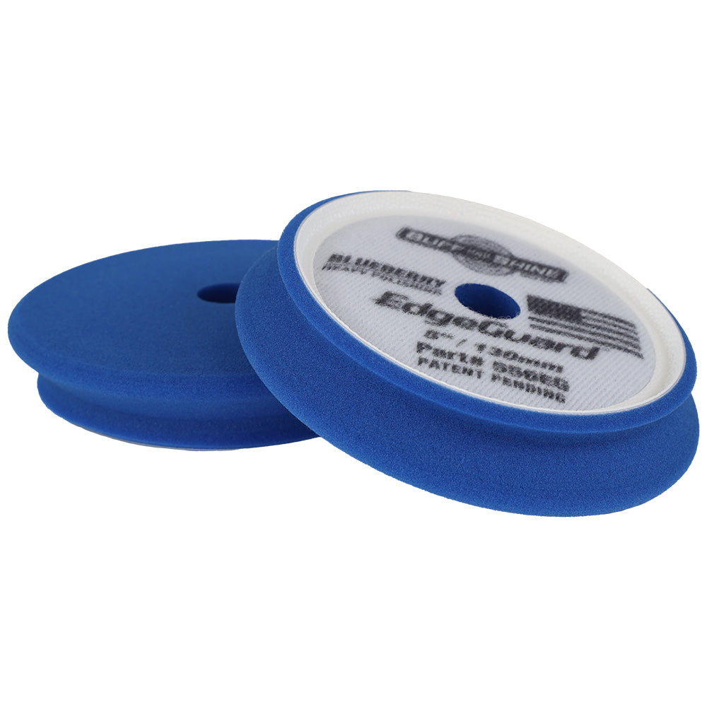 Buff and Shine EdgeGuard Foam Heavy Polishing Pad - 5", Blueberry