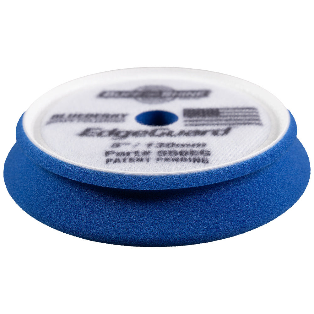 Buff and Shine EdgeGuard Foam Heavy Polishing Pad - 5", Blueberry
