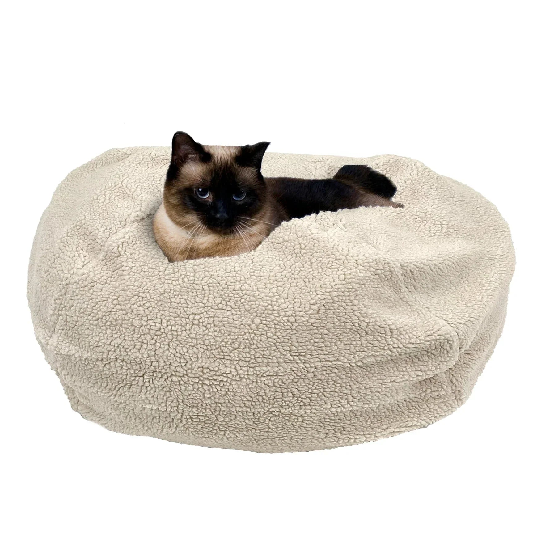 Faux Fur Puff Ball® Dog and Cat Bed by Carolina Pet Company