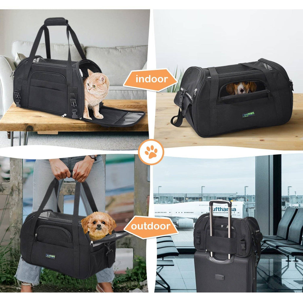 Jespet Paws Soft Sided Small Dog Carrier Comfort for Travel