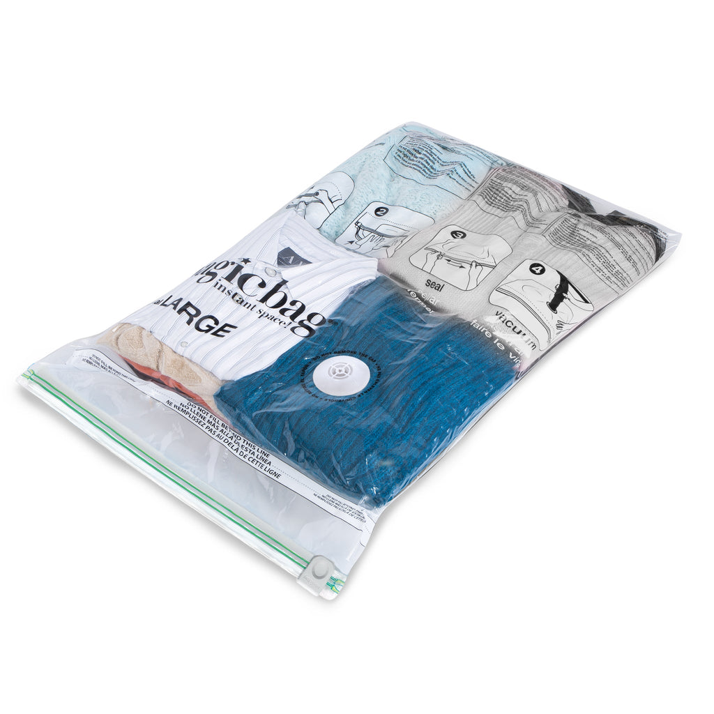 MagicBag™ Instant Space – Heavy Duty Large Flat Vacuum-Seal Storage Bags