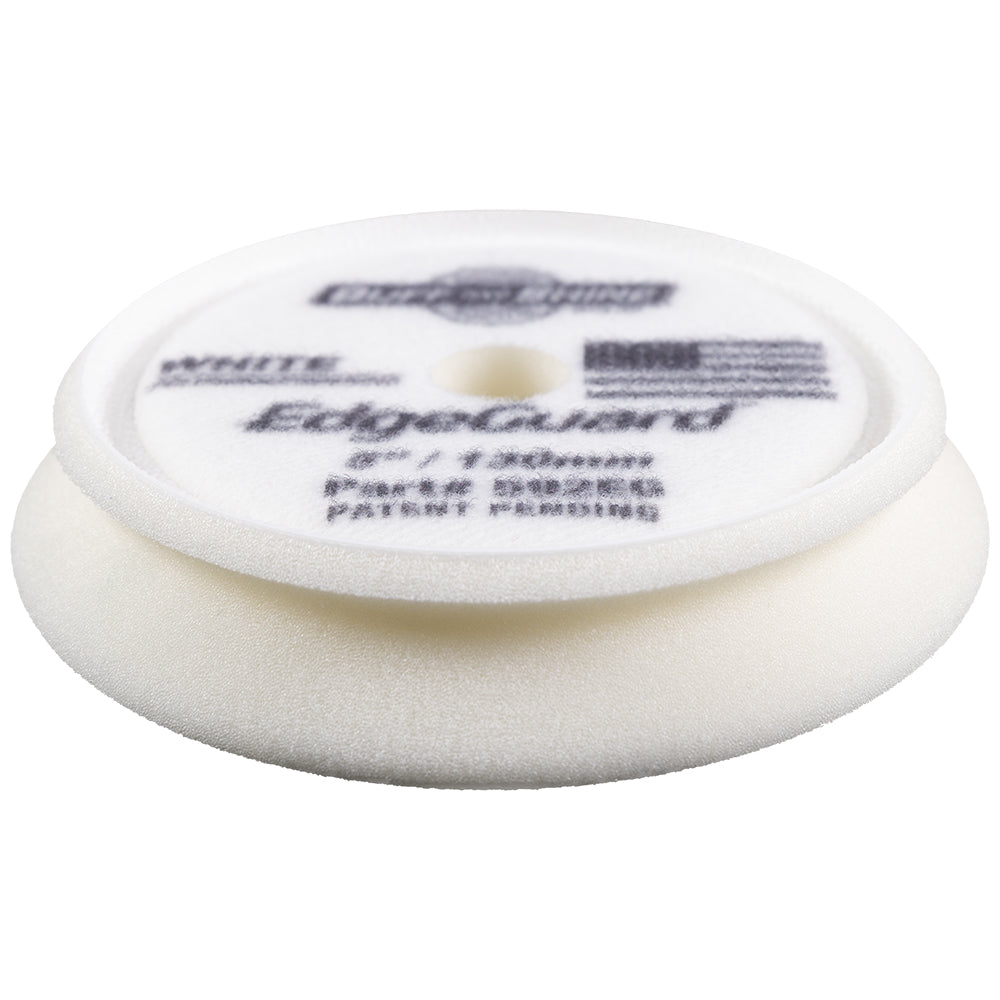 Buff and Shine EdgeGuard Foam Polishing/Finishing Pad - 5", White