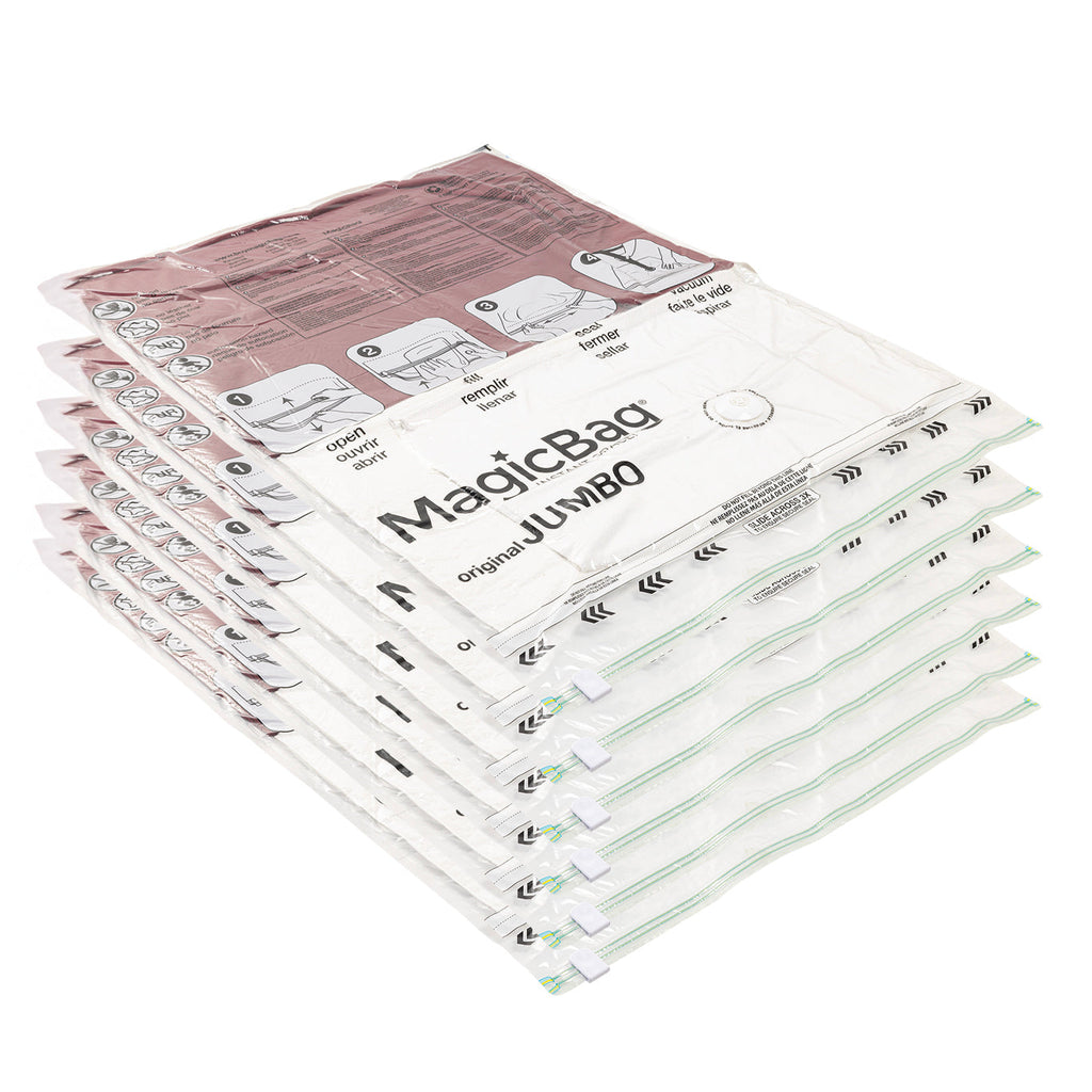 MagicBag™ Instant Space – 12 Jumbo Flat Vacuum-Seal Storage Bags