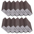 12Pcs Sanding Sponge 120 Grit Medium Sanding Blocks for Drywall Metal Wood Washable and Reusable