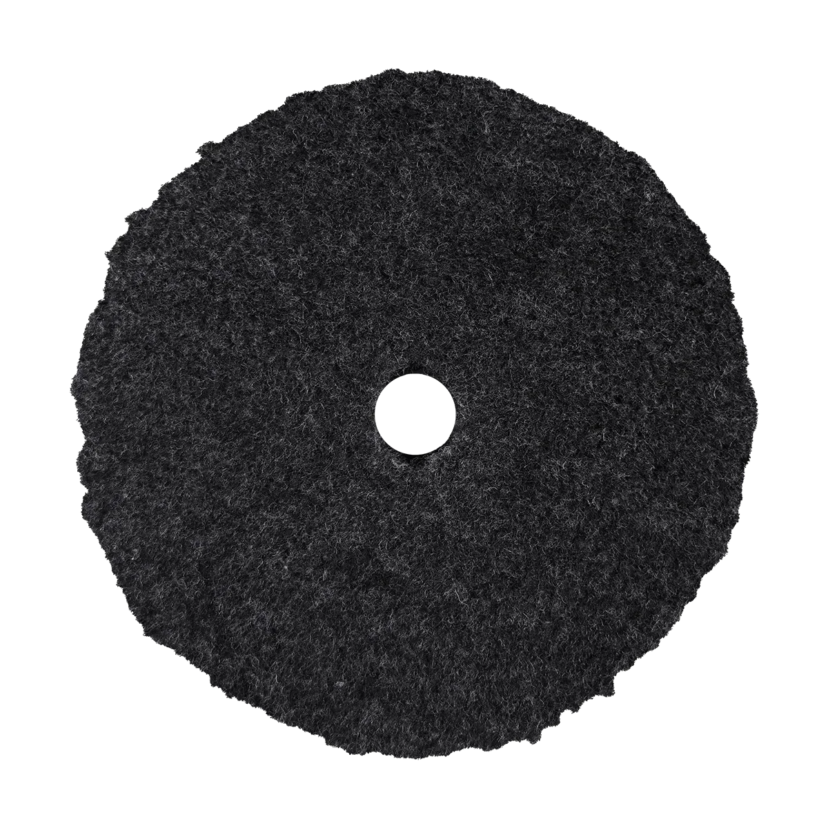 Buff and Shine Grey Knitted Wool Blend URO Wool Cutting Pad - 5"