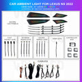 NX 2022 64 Colors 21 Leds Ambient Lighting | Rainbow
