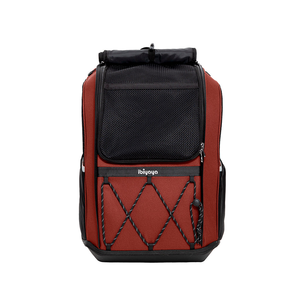 Ibiyaya Champion Large Dog/Cat Carrier Backpack with Window 3-in-1 Travel Backpack & Car Seat Booster