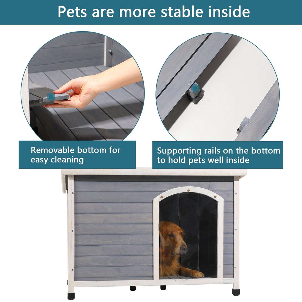 PETSFIT Outdoor Wooden Dog House