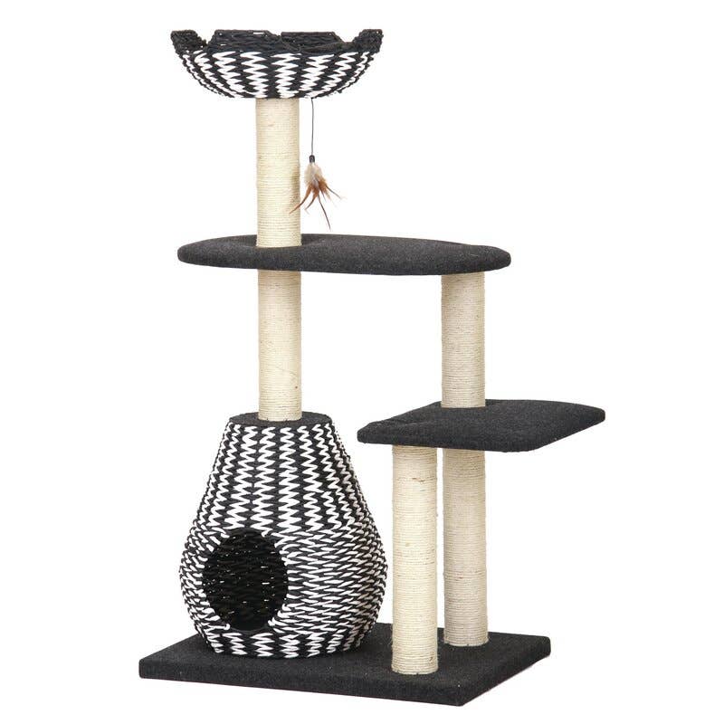 PetPals Ace - Natural, Sustainable Handwoven Cat Tree
