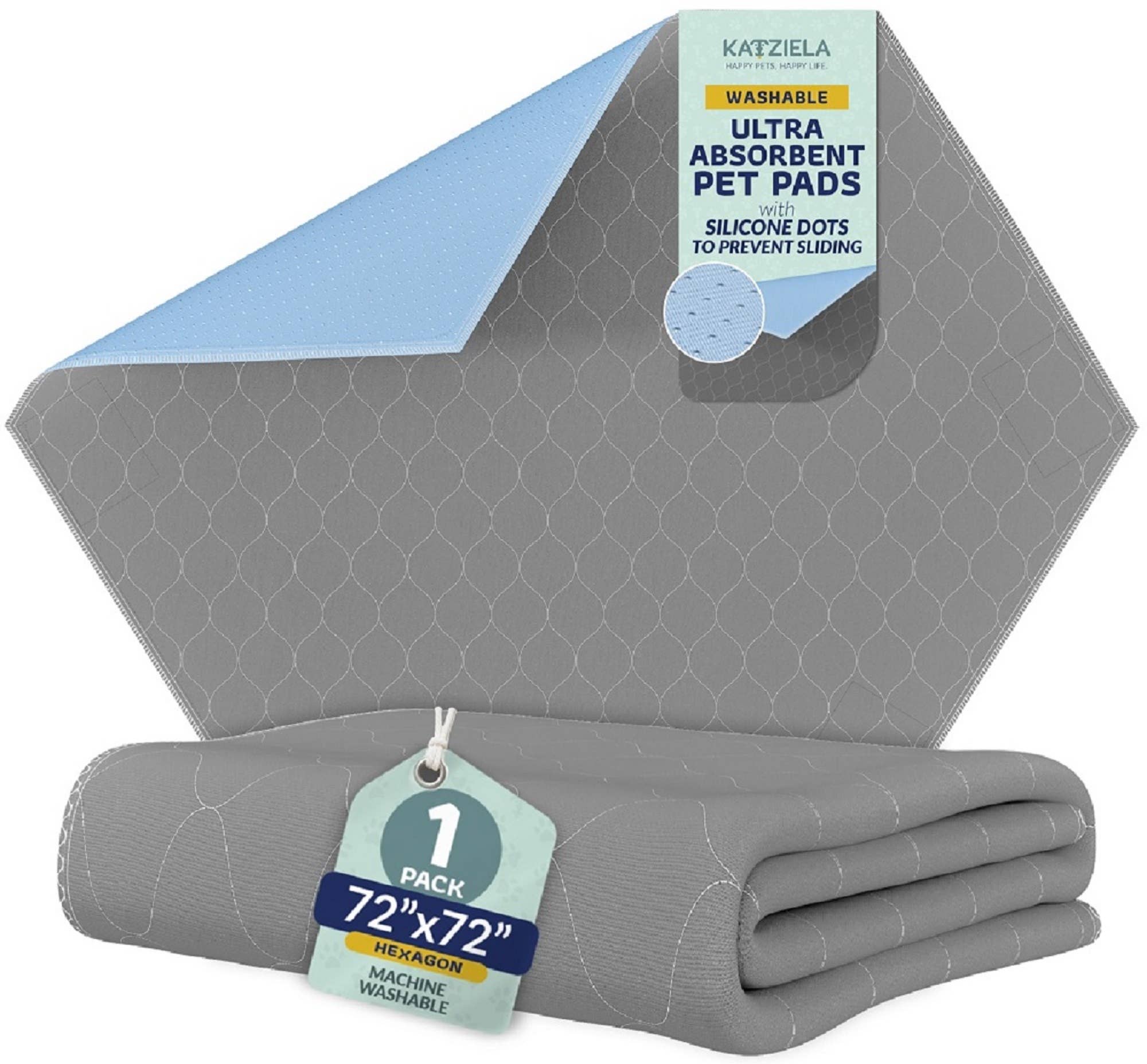 Katziela Quick-Drying Washable Waterproof Stay In Place Pee Pads