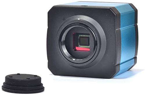 14MP HDMI Digital Machine Vision Industrial Microscope Camera 100X C-Mount Zoom Lens 56LED Light for PCB Soldering