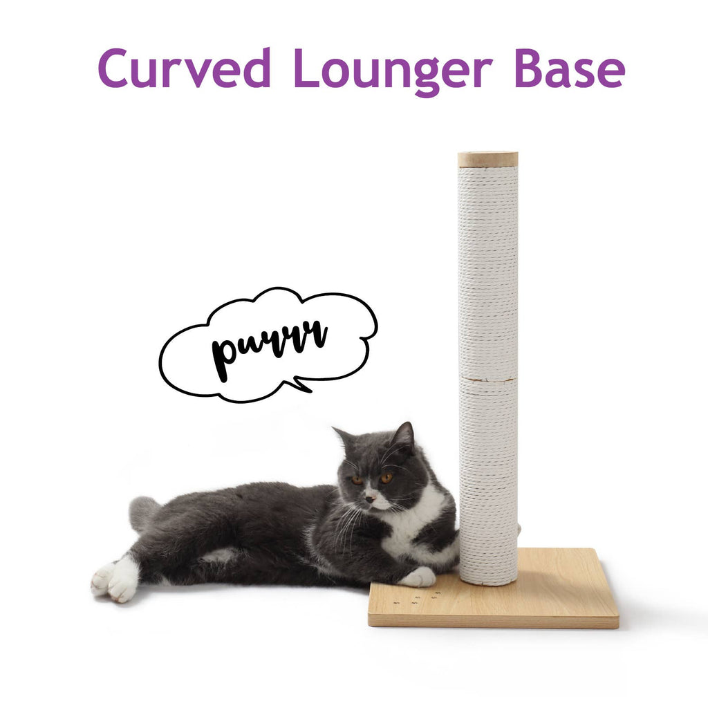 Necoichi Premium Comfort Cat Scratching Post – Sturdy, Stylish, Replaceable Pad