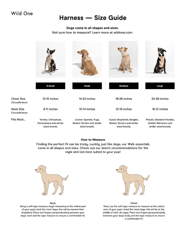 Wild One Adjustable Comfort Dog Harness