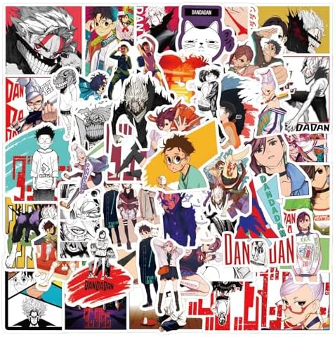 110pcs Dan Da Dan Stickers Ken Takakura Momo Ayase Waterproof Cartoon Stickers for Water Bottles Skateboards Luggage Snowboard Gift for Fans