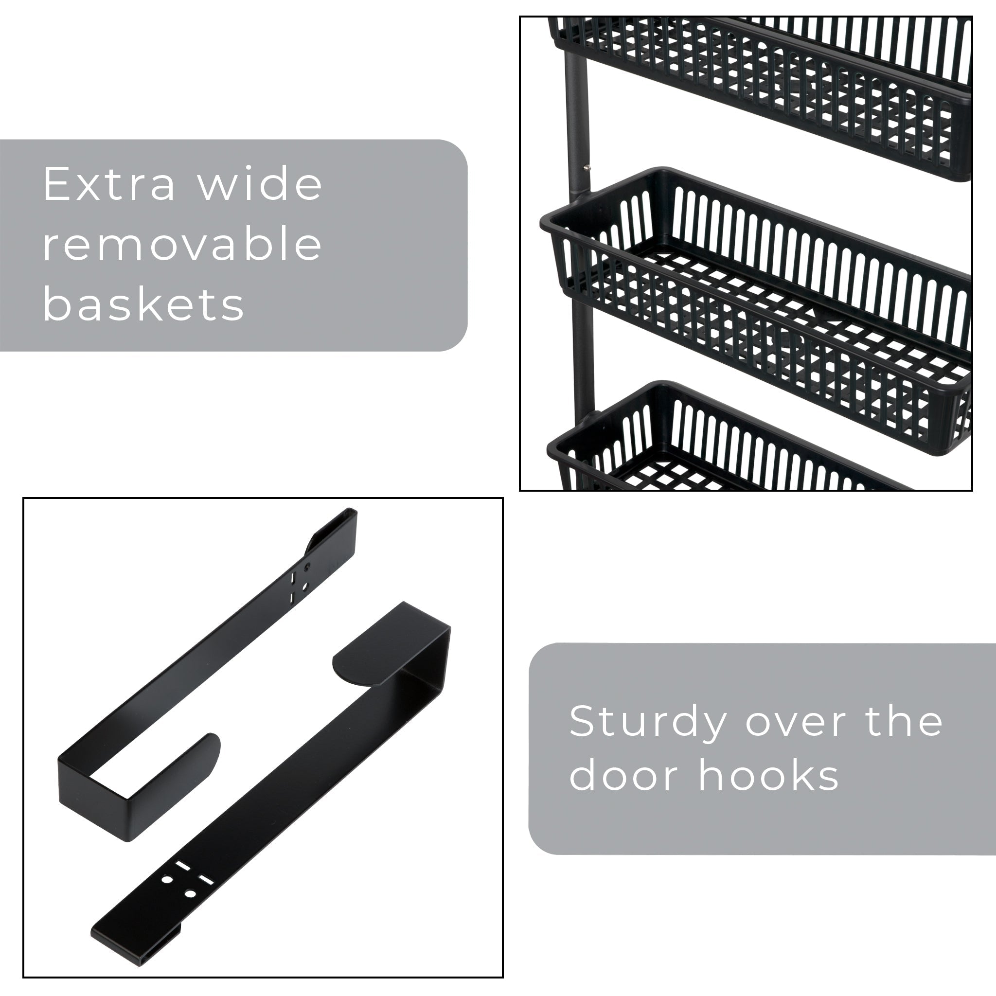Over The Door Pantry Organizer - Multiple Sizes