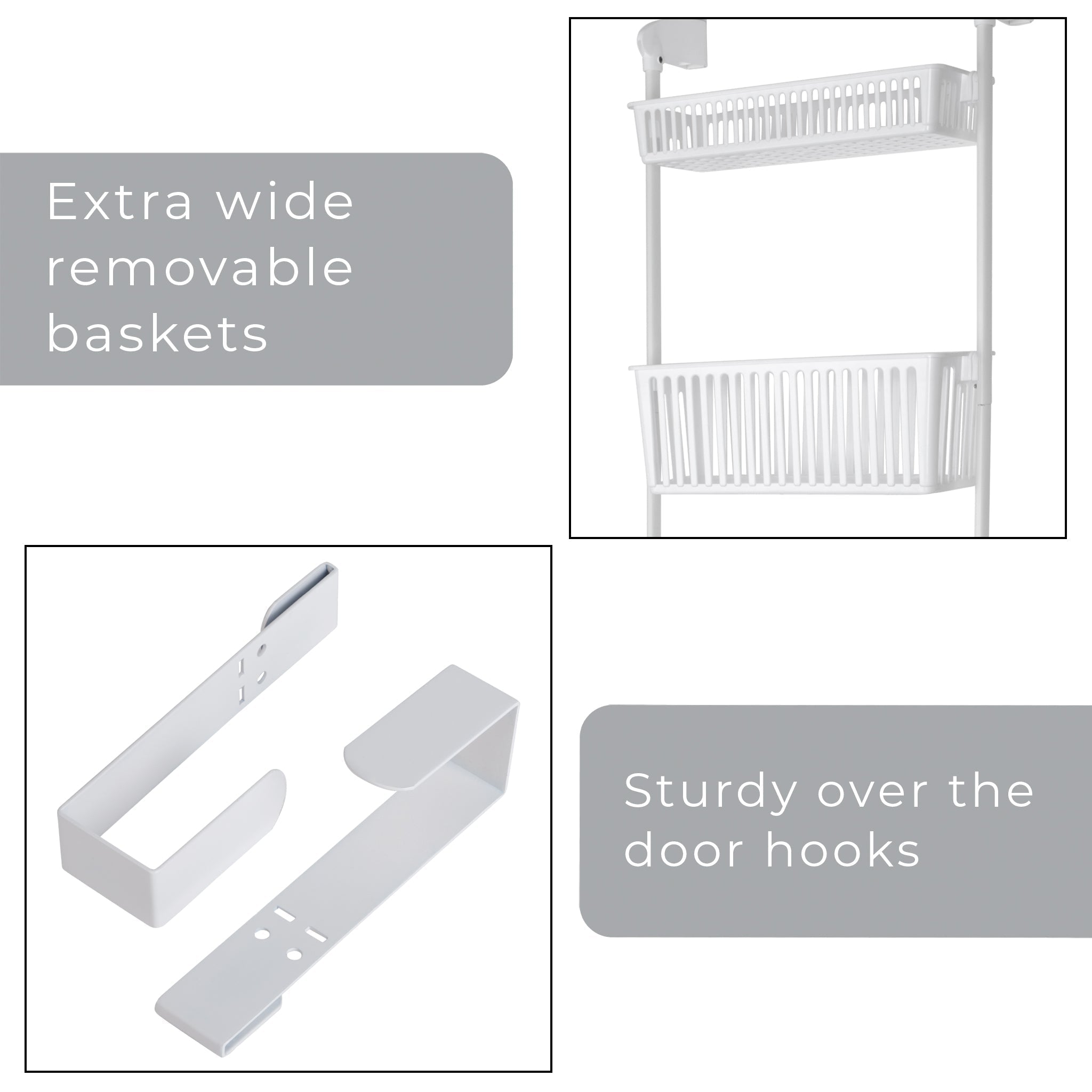 Over The Door Pantry Organizer - Multiple Sizes