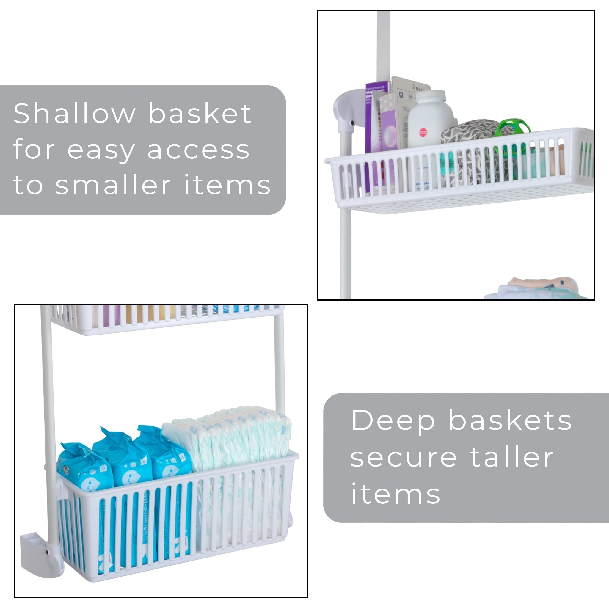 Over The Door Pantry Organizer - Multiple Sizes