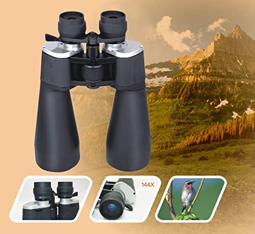 144X Military Zoom Binoculars , black