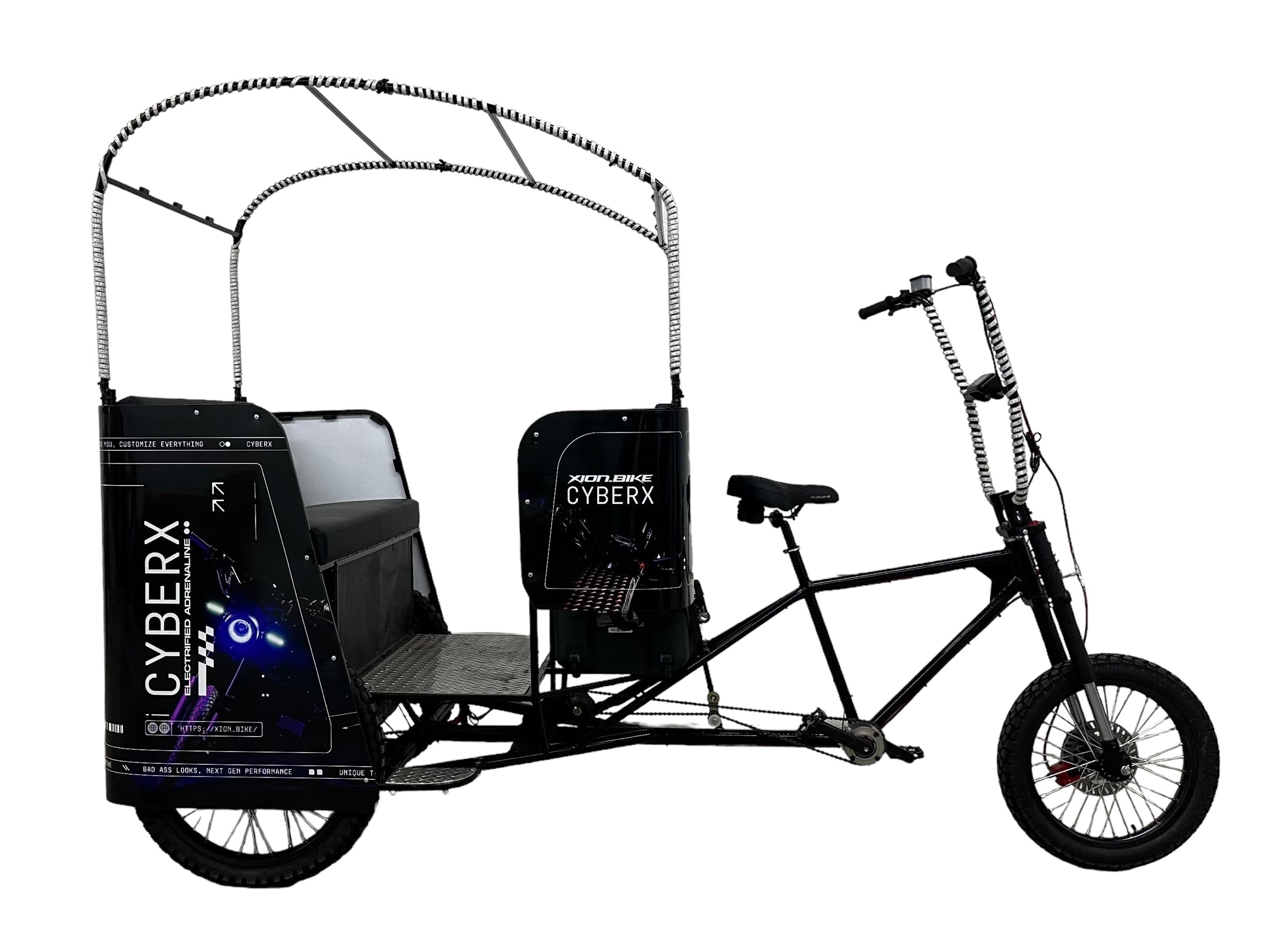Electric Six-Seater Pedicab -Class 2 E-Bike