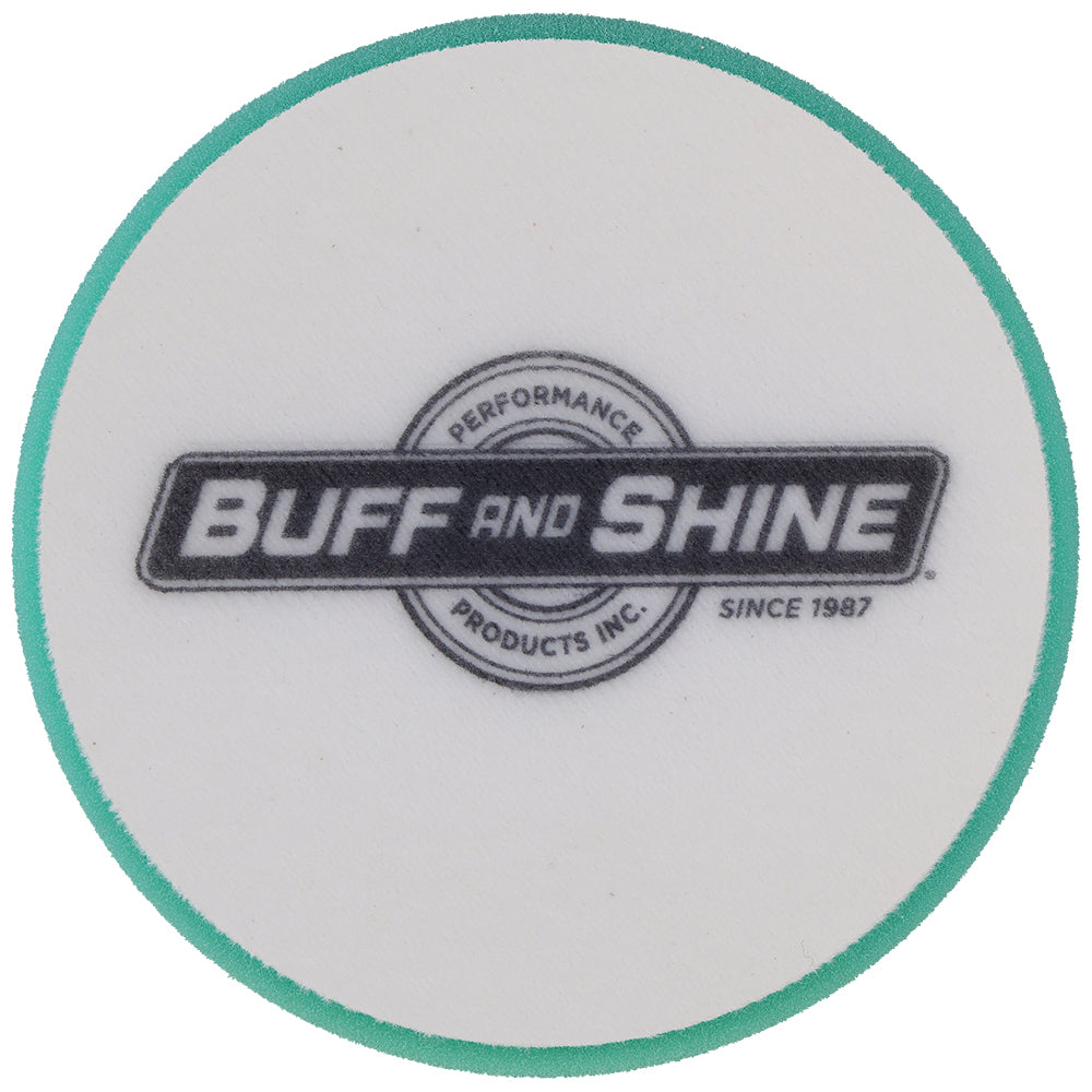 Buff and Shine Orbital/DA Foam Polishing Pad - 6", Green