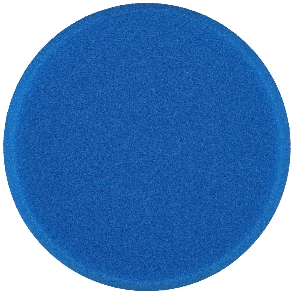Buff and Shine Orbital/DA Foam Soft Polishing Pad - 6", Blue