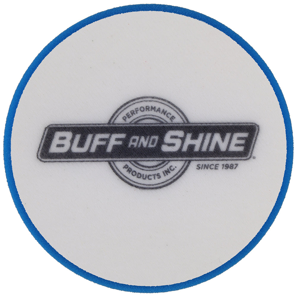 Buff and Shine Orbital/DA Foam Soft Polishing Pad - 6", Blue
